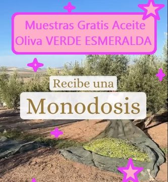 Muestras Gratis Aceite Oliva VERDE ESMERALDA