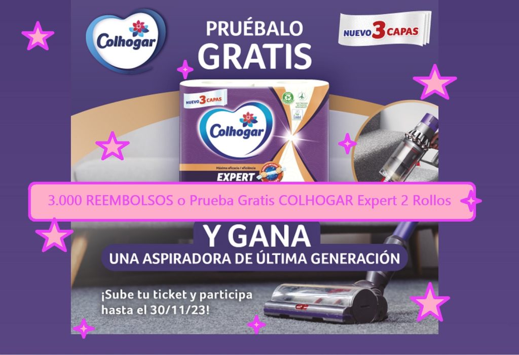 reembolsos o prueba gratis COLHOGAR EXPERT 2 ROLLOS
