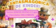 sorteo KINDER BUENO de 4 Cajas chocolates halloween