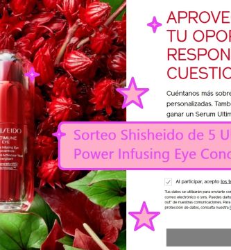 sorteo de Shisheido de 5 Ultimune Power Infusing Eye Concentrate