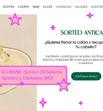 Beauty Tester KLORANE Sorteo 30 Sérums anticaída quinina y edelweiss bio