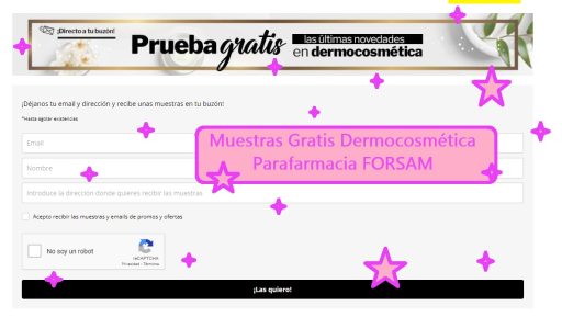 Muestras Gratis Dermocosmética PARAFARMACIA FORSAM