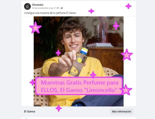 Muestras Gratis Perfume para ELLOS, El Ganso "Limoncello"