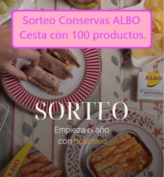 Sorteo Conservas ALBO Cesta con 100 productos