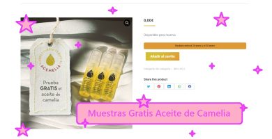 Muestras Gratis Aceite de Camelia