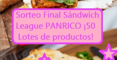 Sorteo Final Sándwich League PANRICO ¡50 Lotes de productos!