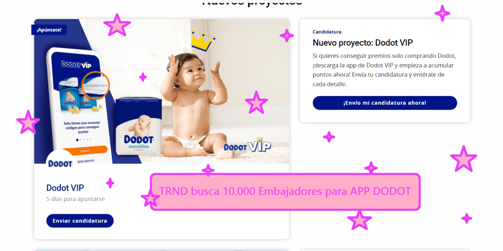 TRND busca 10.000 Embajadores para APP DODOT