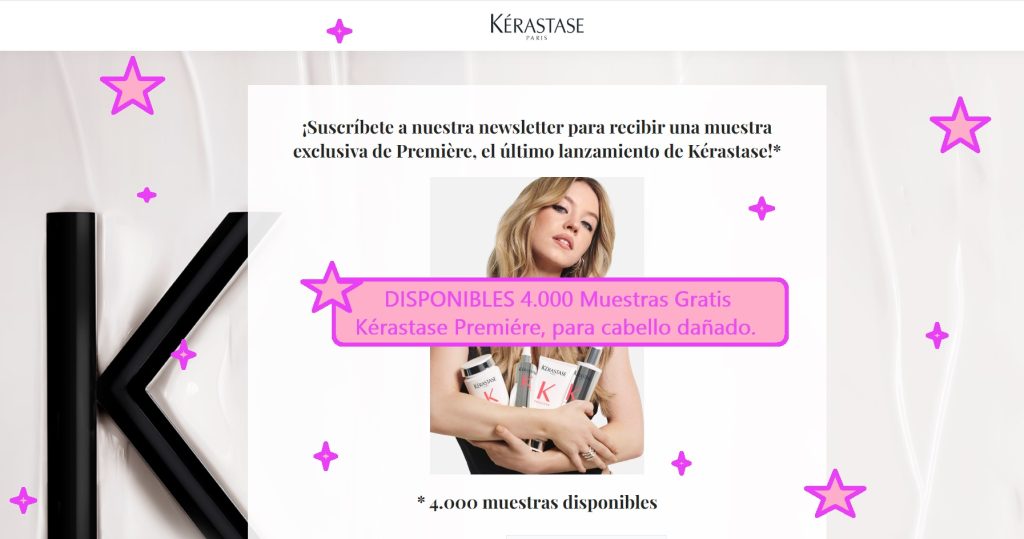DISPONIBLES 4.000 Muestras Gratis Kérastase Premiére