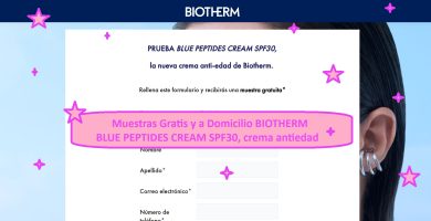 Muestras Gratis y a domicilio DIOTHERM BLUE PEPTIDES CREAM SPF30