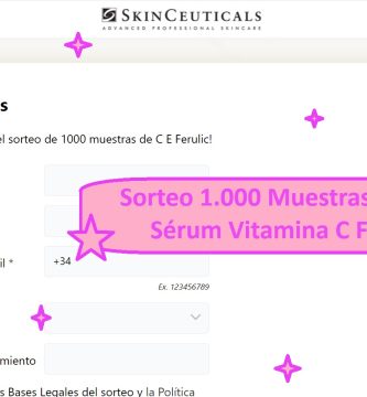 Sorteo 1.000 Muestras Gratis de Sérum Vitamina C Ferulic
