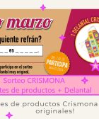 Sorteo CRISMONA de 5 Lotes de productos + Delantal