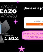 Sorteo PC COMPONENTES Portátil HP OMEN valorado en 1.612