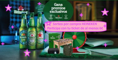 Sorteo por compra HEINEKEN por compra de al menos 6€