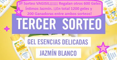 3º Sorteo VAGISIL¡¡¡¡¡¡ Regalan otros 600 Geles Íntimos Jazmín.