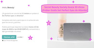 Secret Beauty Society busca 20 chicas para probar gratis set perfect eyes de Atlantia
