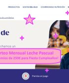 Sorteo Mensual Leche Pascual de 3 premios de 150 euros para fiesta de cumpleaños
