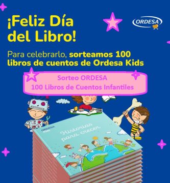 Sorteo ORDESA de 100 Libros de Cuentos Infantiles