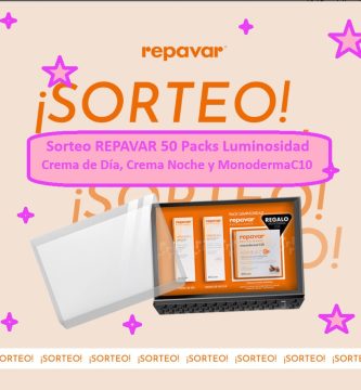Sorteo REPAVAR 50 Packs Luminosidad Crema de Día, Crema Noche y Monoderma C10