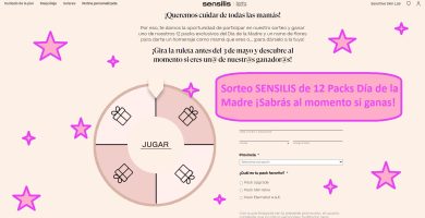 Sorteo SENSILIS de 12 Packs Día de la Madre ¡Sabrás al momento si ganas!