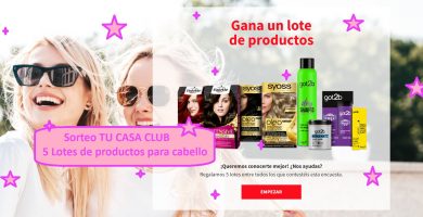 Sorteo TU CASA CLUB de 5 lotes de productos para el cabello