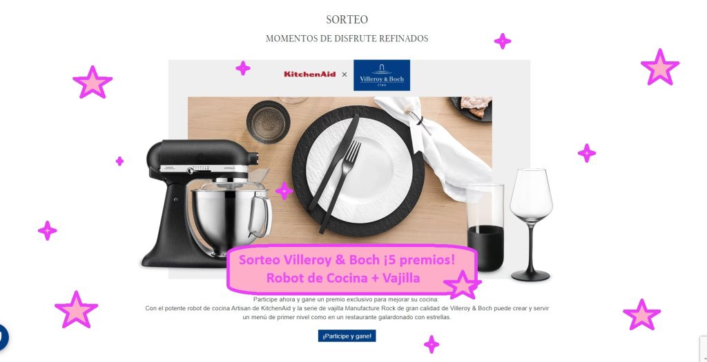 Sorteo Villeroy & Boch ¡5 premios! Robot de cocina y vajilla