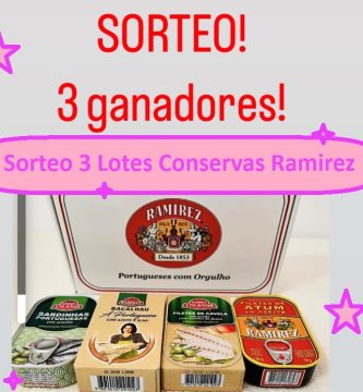 Sorteo 3 Lotes Conservas Ramirez