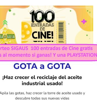 Sorteo SIGAUS 100 entradas de Cine gratis y una PlayStation5