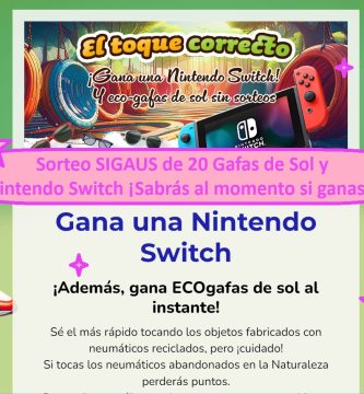 Sorteo SIGAUS de 20 Gafas de Sol y una nintendo switch