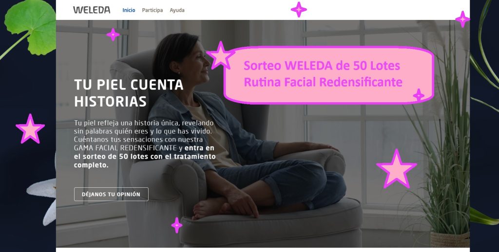 Sorteo WELEDA de 50 Lotes Rutina Facial Redensificante