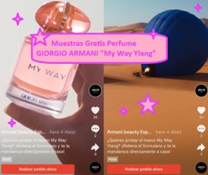 Muestras Gratis Perfume GIORGIO ARMANI MY WAY YLANG