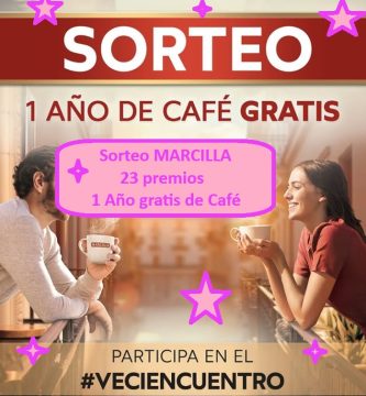 Sorteo MARCILLA de 23 premios de 1 Año Gratis de Café