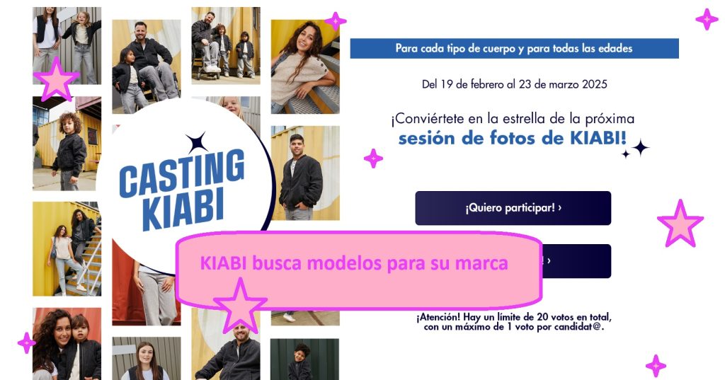 KIABI busca modelos para su marca