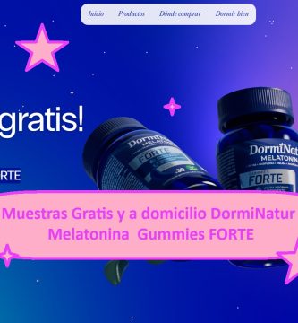 Muestras Gratis y a domicilio DormiNatur Melatonina Gummies FORTE