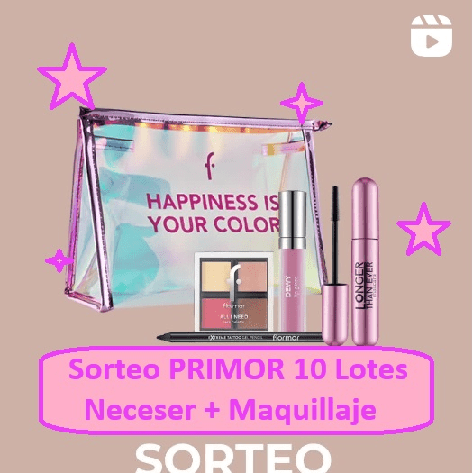 Sorteo PRIMOR 10 Lotes Neceser + Maquillaje