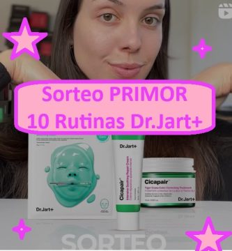 Sorteo PRIMOR de 10 lotes Dr Jart rutina skincare