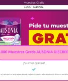 40.000 Muestras Gratis y a domicilio AUSONIA DISCREET