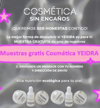 Muestras gratis Cosmética YEIDRA