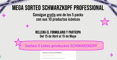 Sorteo 5 Lotes productos SCHWARZKOPF
