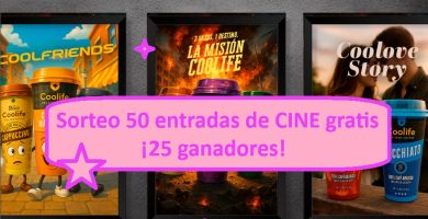 Sorteo 50 entradas de CINE gratis ¡25 ganadores!