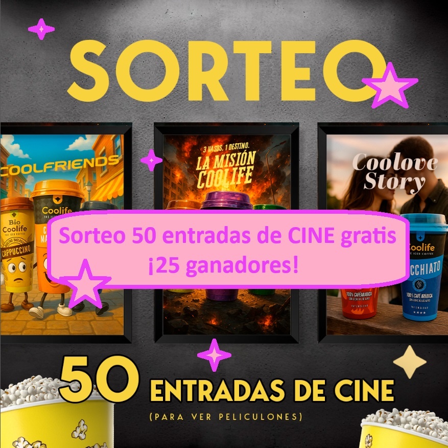 Sorteo 50 entradas de CINE gratis ¡25 ganadores!