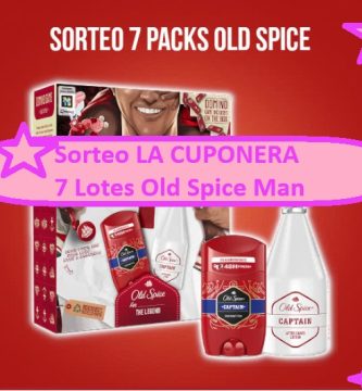 Sorteo LA CUPONERA de 7 lotes old spice man