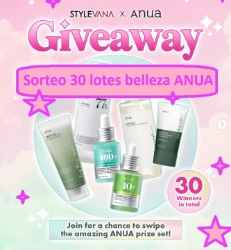 Sorteo STYLEVANA 30 lotes belleza y productos cosmética ANUA