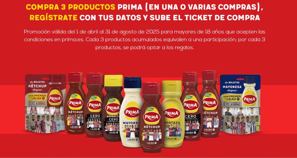 sorteo por compra PRIMA de entradas dobles para LA LIGA, camisetas y balones firmados.