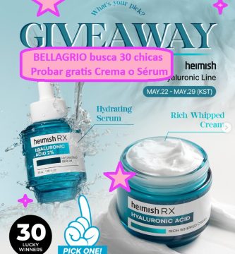 BELLAGRIO busca 30 chicas para probar gratis su sérum o crema