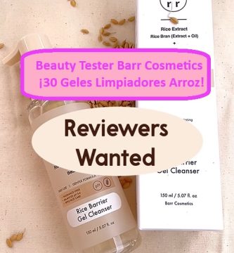 Beauty Tester Barr Cosmetics ¡30 Geles Limpiadpres Arroz!