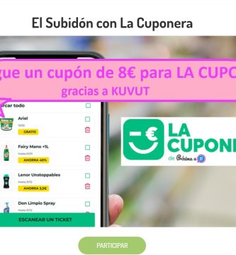 Consigue un cupón de 8€ para LA CUPONERA gracias a KUVUT