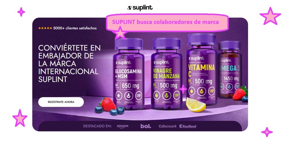 SUPLINT busca colaboradores de marca