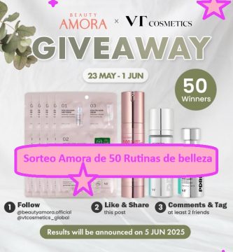 Sorteo Amora de 50 Rutinas de belleza