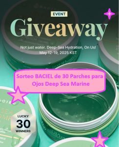Sorteo BACIEL de 30 Parches para ojos Deep Sea Marine