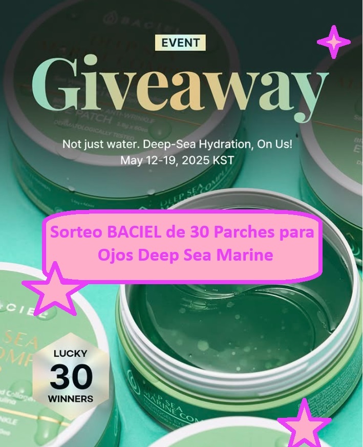 Sorteo BACIEL de 30 Parches para ojos Deep Sea Marine